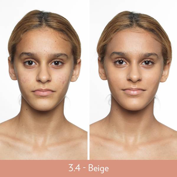 FOND DE TEN - NU COLOUR BIO-ADAPTATIVE BB+ SKIN LOVING FOUNDATION BEIGE 3.4 - imagine 3
