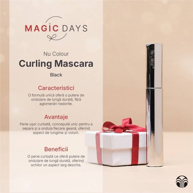 Rimel-Nu Colour® Curling Mascara Black