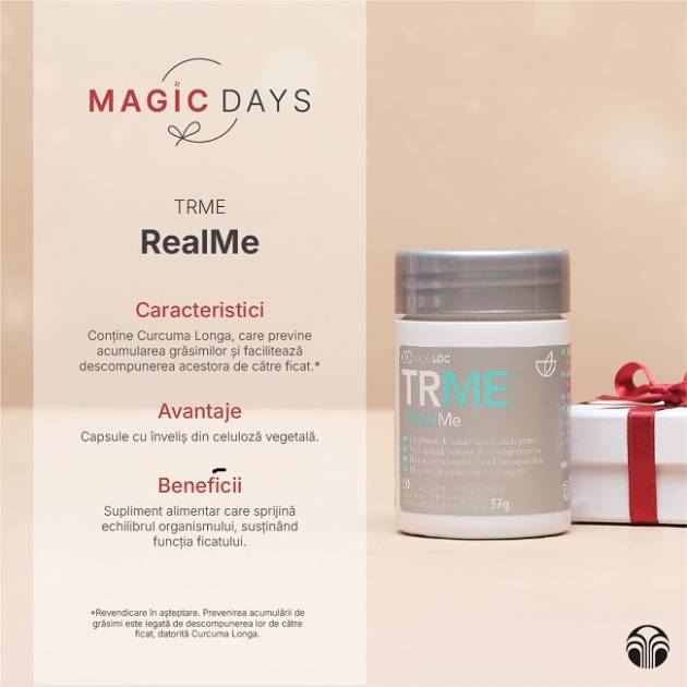 TRME RealMe - supliment alimentar pentru menținerea sănătății ficatului.