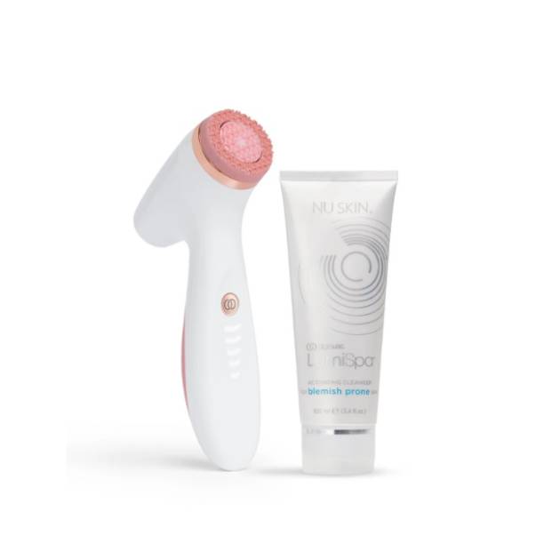 Pachet pentru îngrijirea tenului predispus la imperfectiuni - AgeLOC® LumiSpa™ IO Rose Gold
