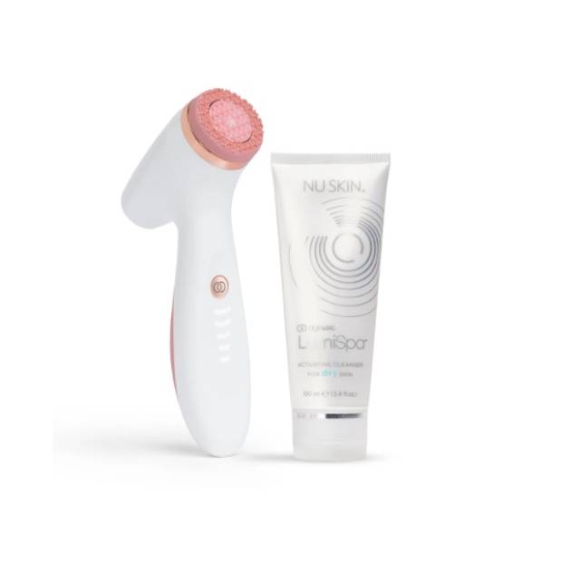Pachet pentru îngrijirea tenului uscat - AgeLOC® LumiSpa™ IO Rose Gold